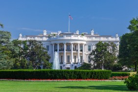 White House on a Clear Sky