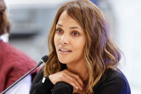 Catwoman star Halle Berry speaks during a roundtable discussion highlighting women's health research at University of Illinois on January 11, 2024, in Chicago, Illinois.