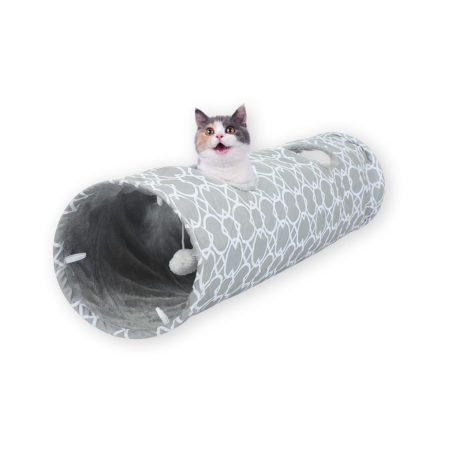 LUCKITTY Geometric Straight Cat Tunnel